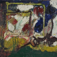 Ernst Vijlbrief, Wondering, 1962, Öl auf Leinwand, 40 x 60 cm